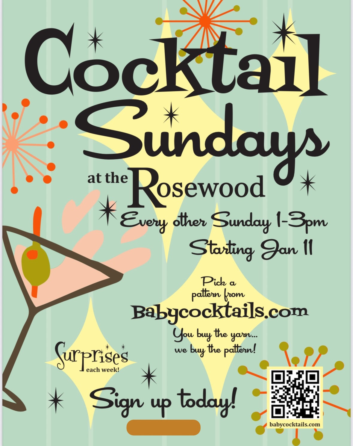 Cocktail Sundays at The Rosewood!